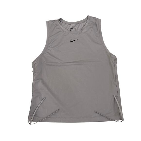 Nike Gray Size Tie Athletic Tank Top Size Women's XS - Picture 1 of 3